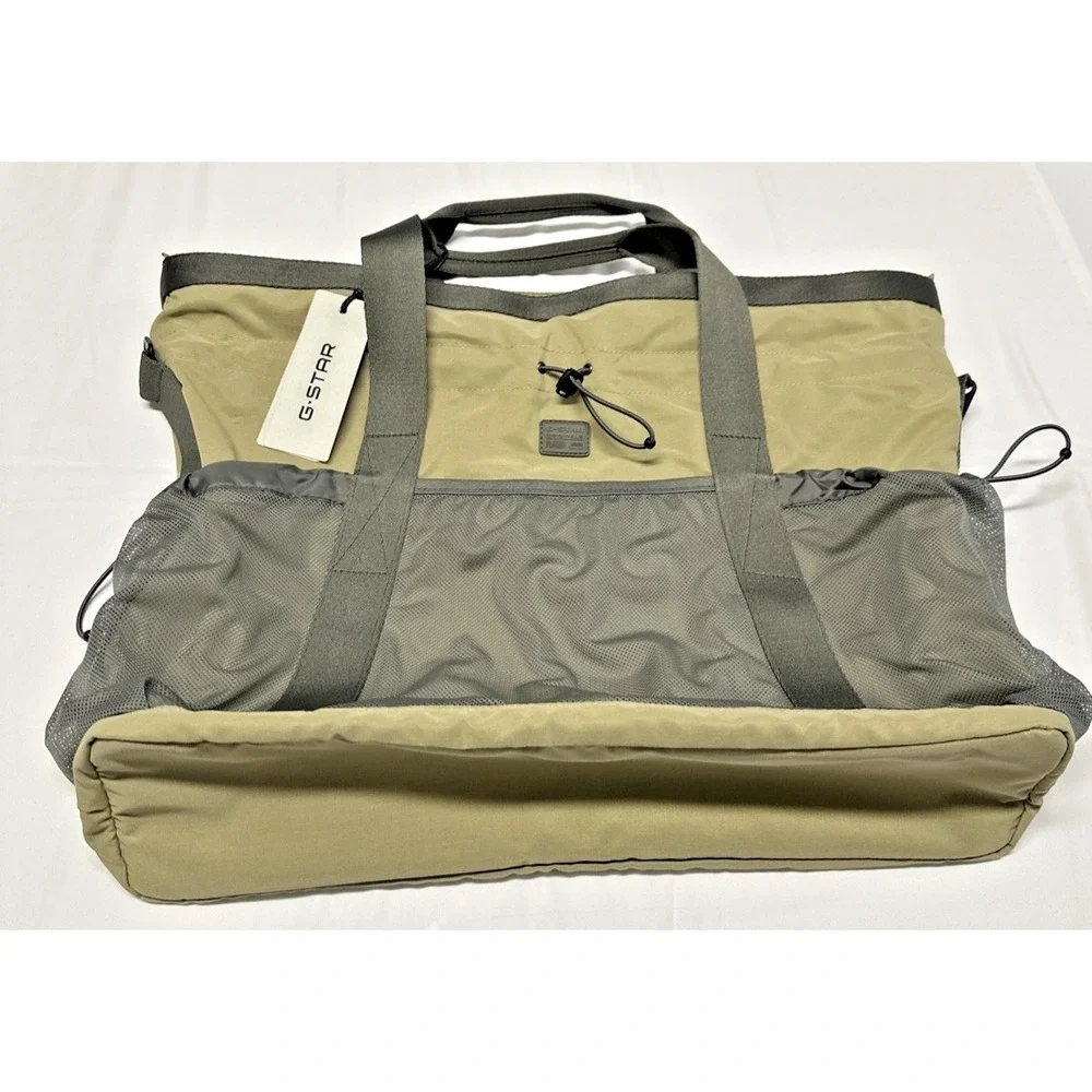 G-STAR RAW Lightweight Ripstop Mega Tote Bag Ensis Green Travel School‎ Workwear